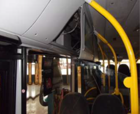 Package location in gas bus