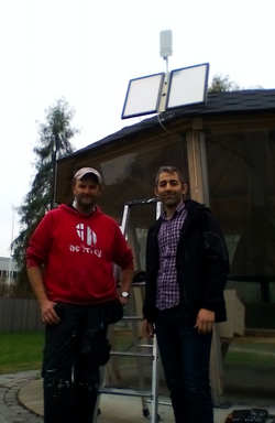 Health Spot at Kjeller - with good help from Øyvind and Maghsoud