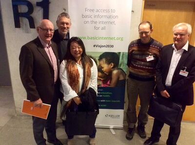 Gunnar, Josef, Linda, Arne and Finn Helge at the Visjon2030 conference in Trondheim