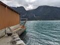 Sprungturm und Fjord
