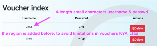 Example of Vouchers